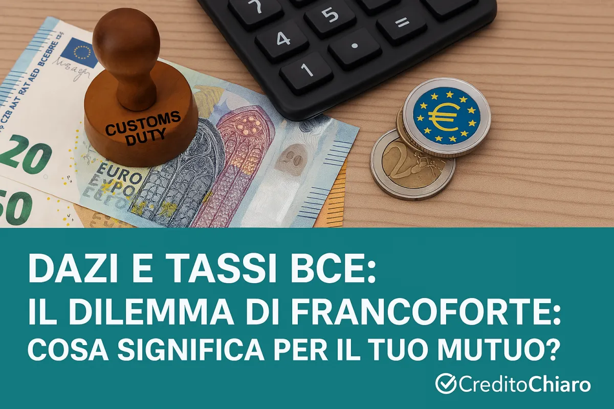 Dazi e Tassi BCE: Il Dilemma di Francoforte. Cosa Significa per il Tuo Mutuo?