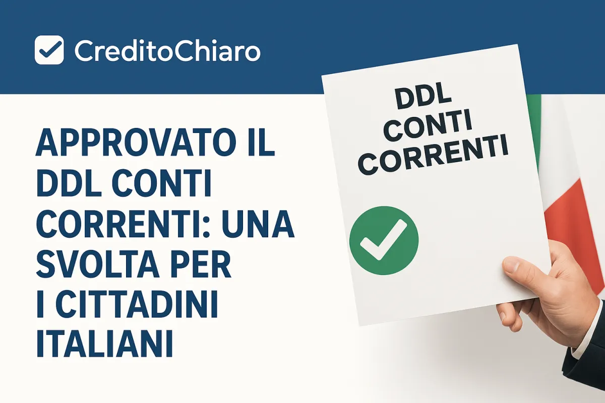 Approvato il DDL Conti Correnti: Una Svolta per i Cittadini Italiani