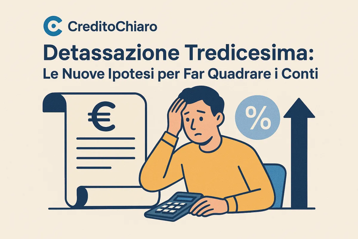 Detassazione Tredicesima: Le Nuove Ipotesi per Far Quadrare i Conti