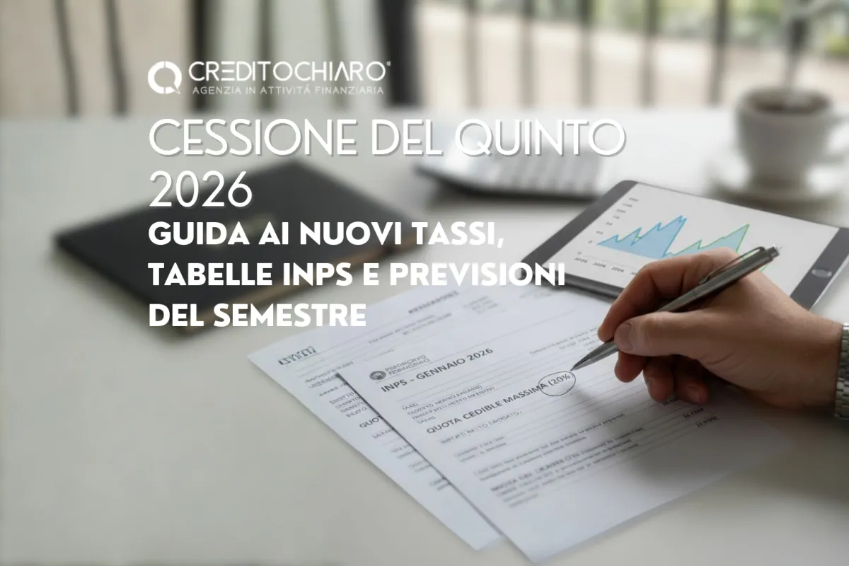 Cessione del Quinto 2026: Guida ai Nuovi Tassi, Tabelle INPS e Previsioni del Semestre