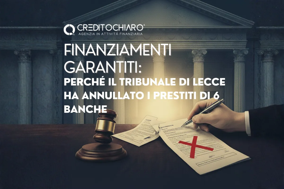 Finanziamenti Garantiti: Perché il Tribunale di Lecce ha Annullato i Prestiti di 6 Banche