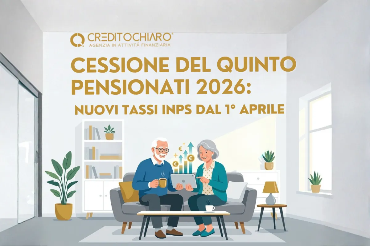 Cessione del Quinto Pensionati 2026: Nuovi Tassi INPS dal 1° Aprile