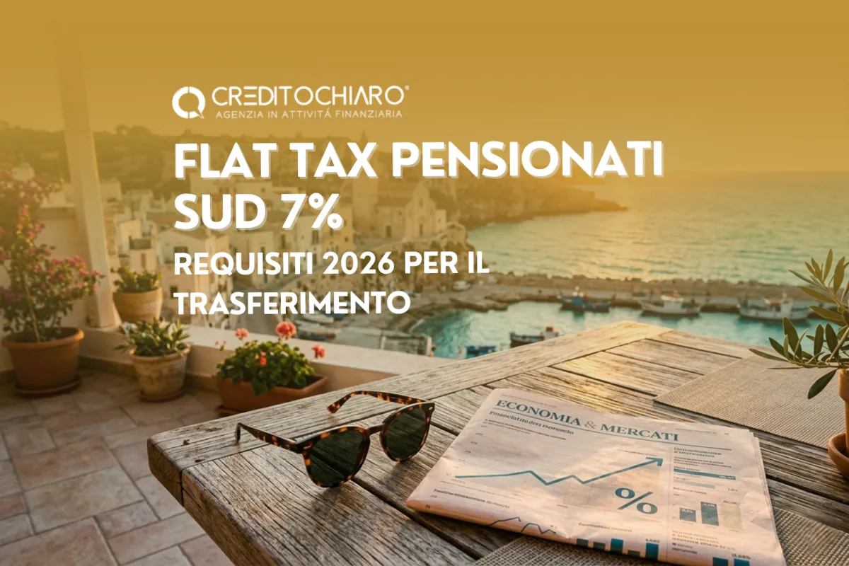 Flat Tax Pensionati Sud 7%: Requisiti 2026 per il Trasferimento