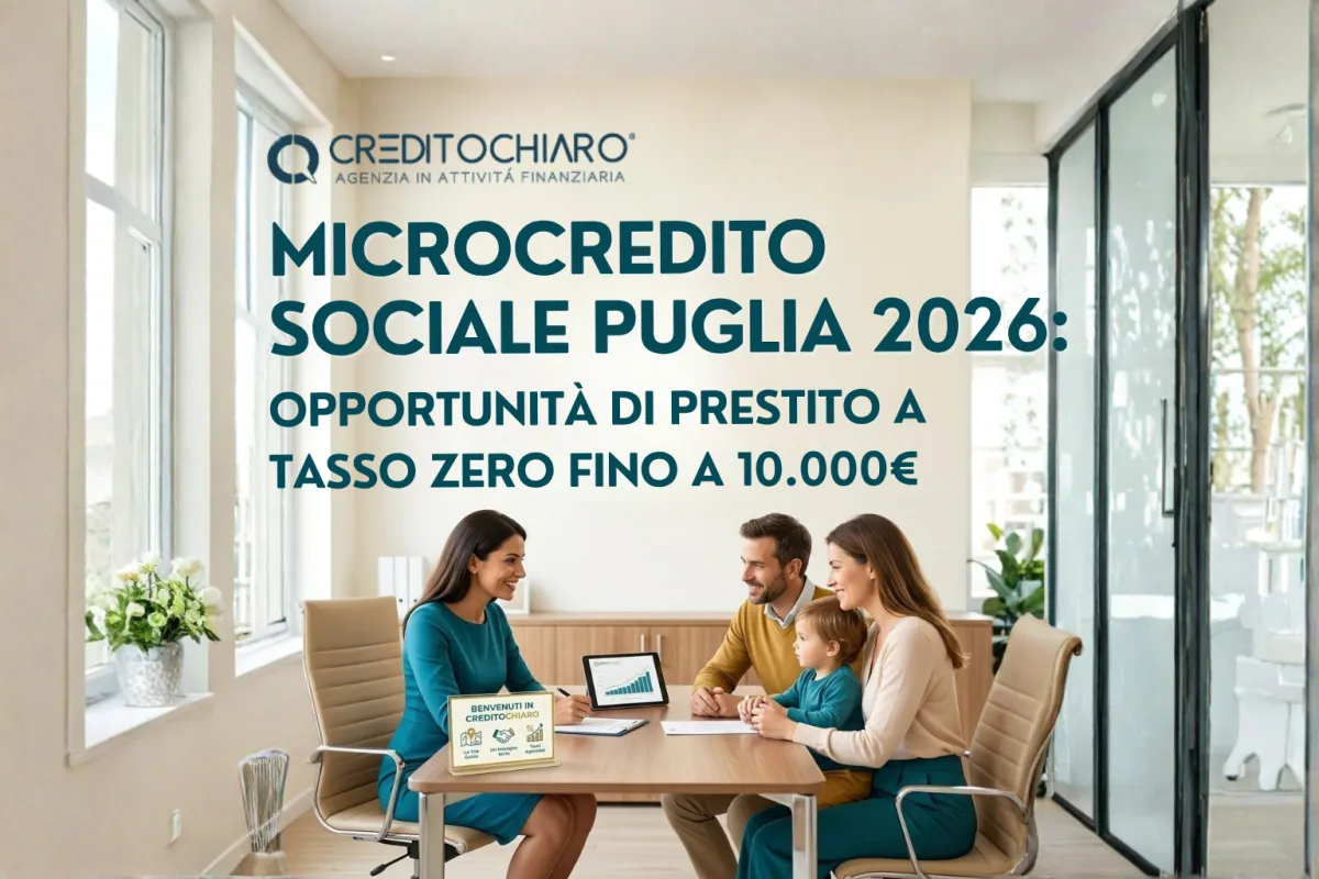 Microcredito Sociale Puglia 2026: Opportunità di Prestito a Tasso Zero fino a 10.000€