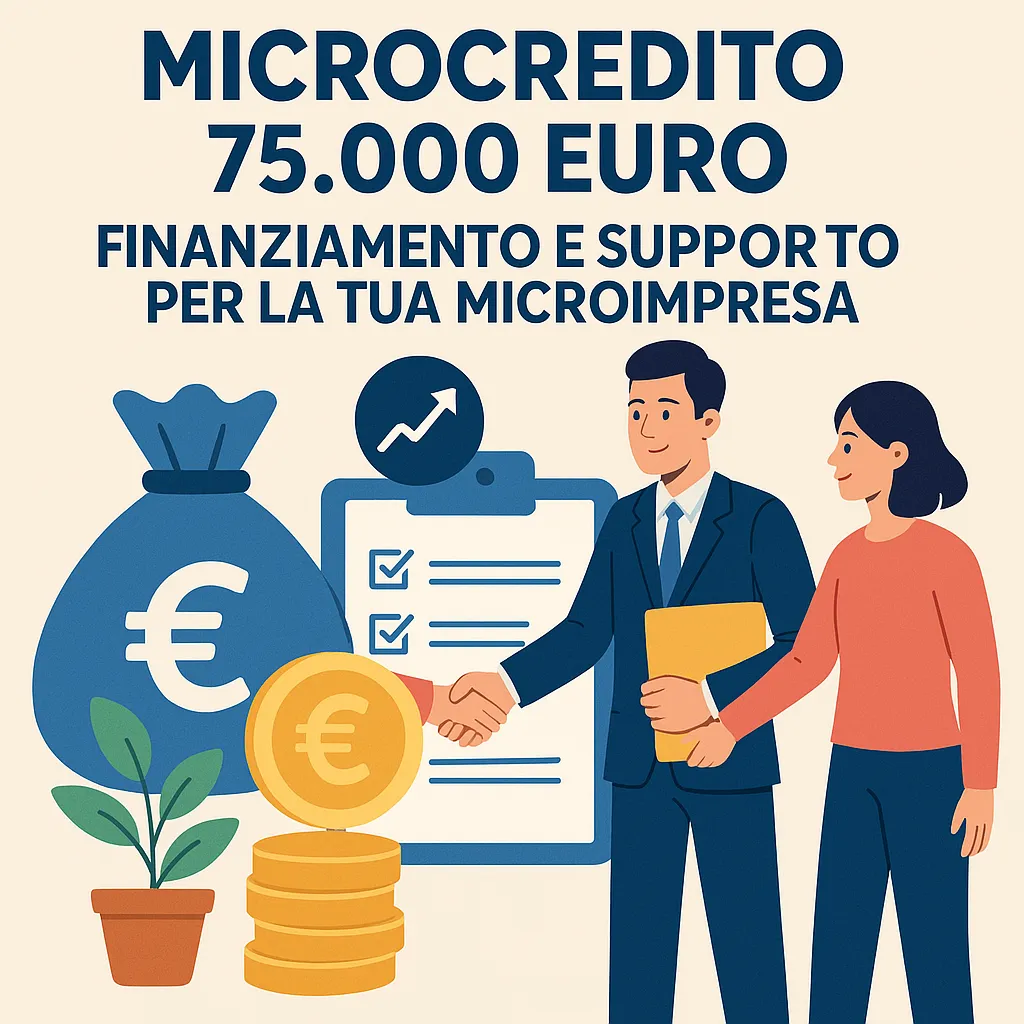 Microcredito 75.000 Euro: Finanziamento e Supporto per la Tua Microimpresa