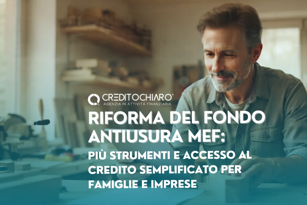 Riforma Fondo Antiusura MEF: Accesso al Credito Semplificato